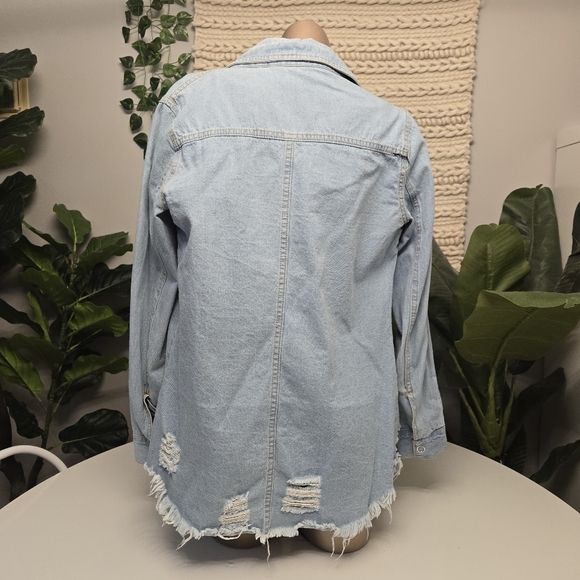 Distressed Denim Jacket - Picture 4 of 7